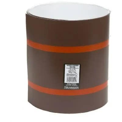Amerimax 69112 Trim Coil, White/Brown Painted Aluminum, 12-In. x 50-Ft.