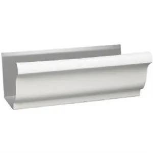 Amerimax 1 K-Style Galvanized Gutter, 4 in x 10 Ft