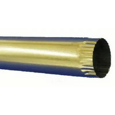 Amerimax DSPRP263 Gutter Downspout, Plain Round, Galvanized, 3-In. x 10-Ft.