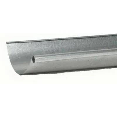 Amerimax L10265BX Gutter, Half Round, Galvanized, 5-In. x 10-Ft.