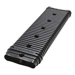 Amerimax 4621 Downspout Extender, Low-Profile, 24-In., Black PVC