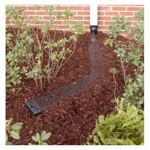 Amerimax 4631 Downspout Extender, Adjustable Elbow, 15-In., Black PVC