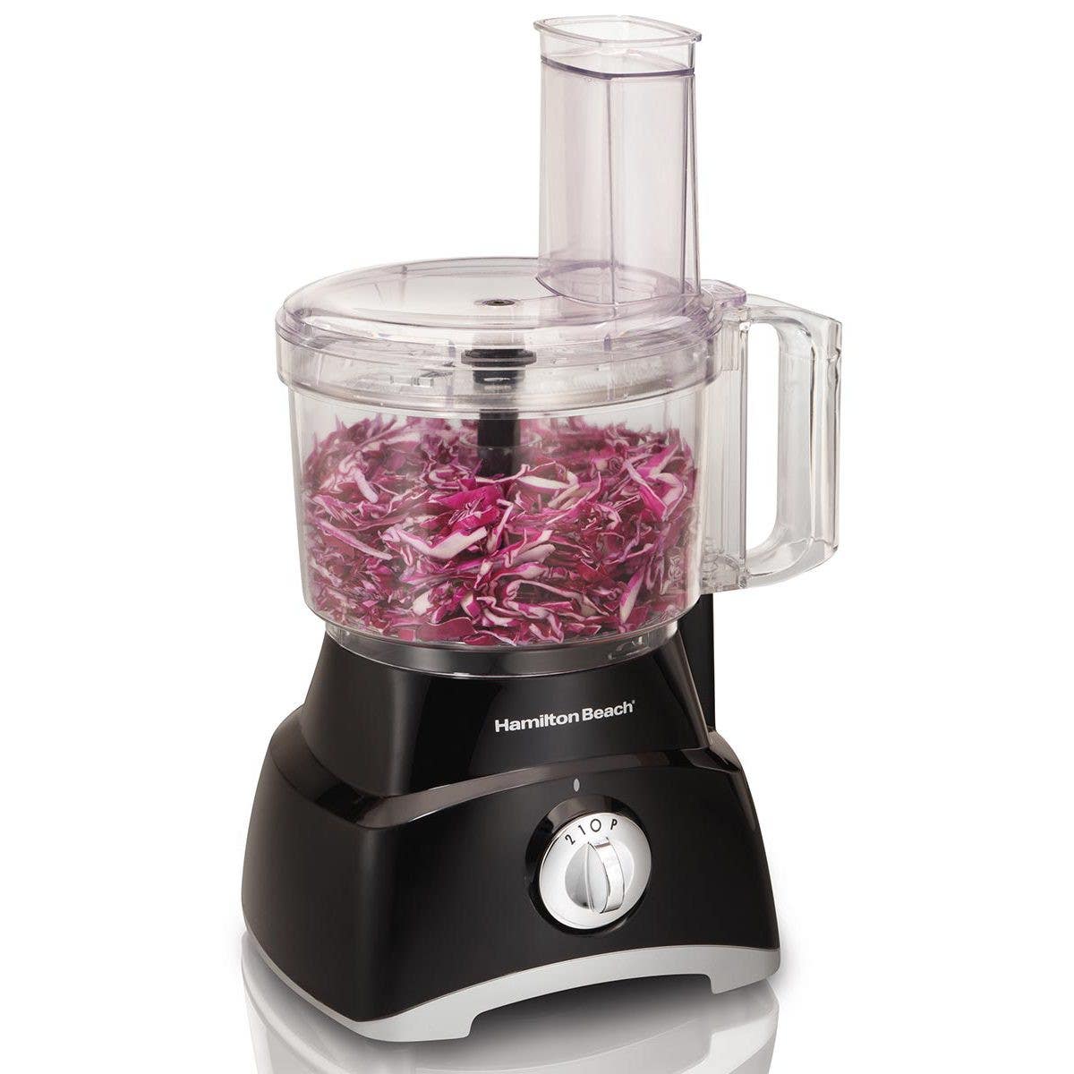 Hamilton Beach 70740 8 Cup Food Processor w/Compact Storage, 2 Speed