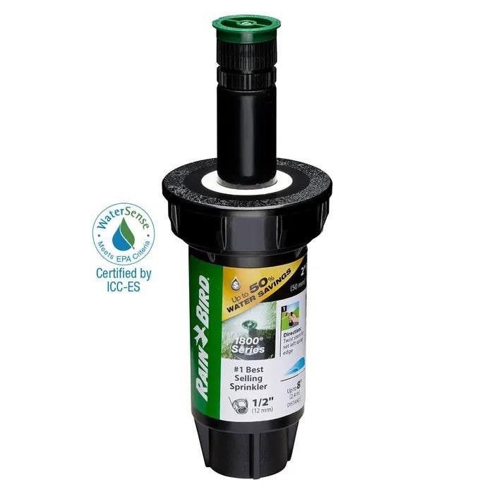 Rain Bird 1802AP Adjustable Spray Head with Pressure Regulator