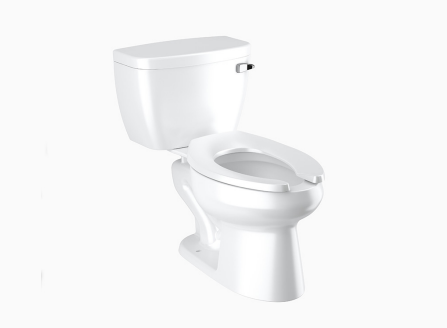 Sloan WETS-8009 Elongated Vitreous China Pressure Assisted Toilet