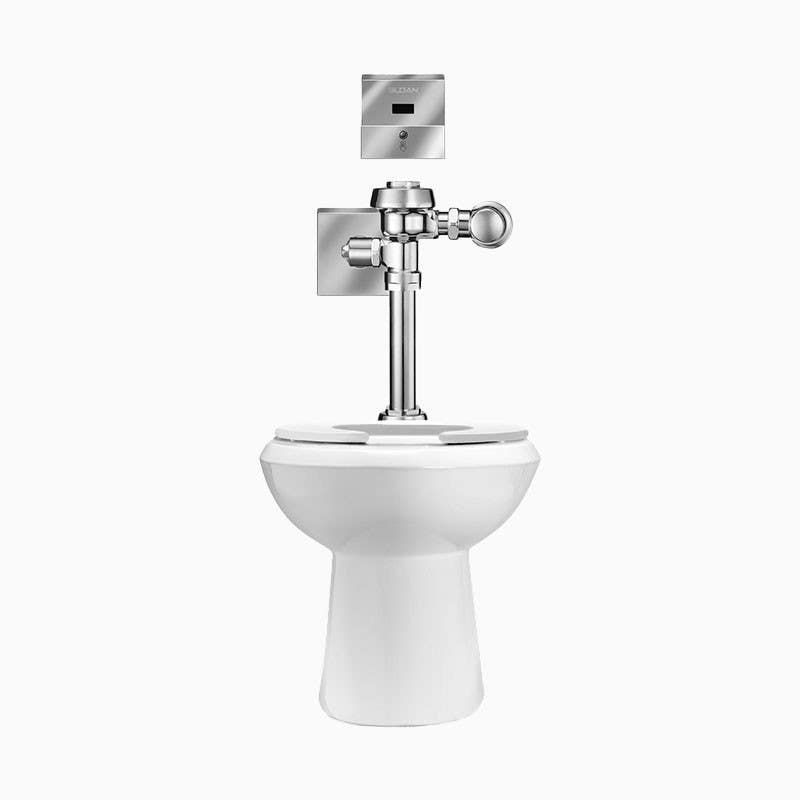 Sloan WETS-20 ST-2009 Standard Height Toilet Fixture w/ Royal Flushometer