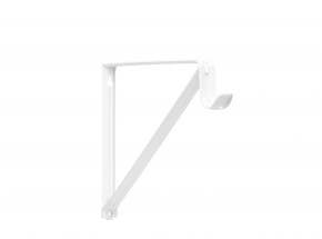 Knape & Vogt RP-0045-WT Closet-Pro Heavy-Duty Shelf & Rod Bracket, White