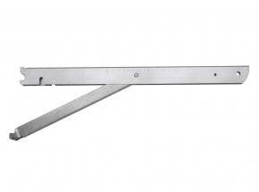 Knape & Vogt BK-0103 FAST-MOUNT Supported Double Bracket, Galvanized Steel