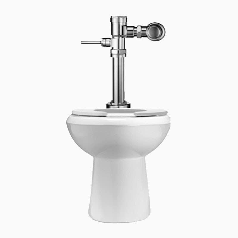Sloan WETS-20 ST-2029 ADA Floor Mount Toilet Fixture w/ Gem-2 Flushometer