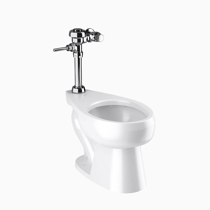 Sloan WETS-20 ST-2029 ADA Floor Mount Toilet Fixture w/ Sloan Flushometer