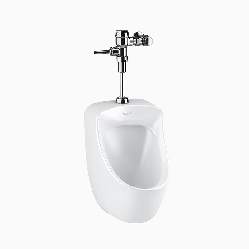 Sloan WEUS-7000.1006 SU-7009 Small Urinal Fixture w/ Crown 186-0.125 Flushometer