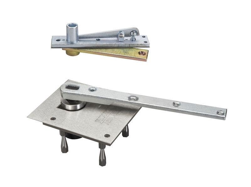 Rixson 117-3/4 Center Hung Heavyweight Pivot Set, Includes 340 Top Pivot