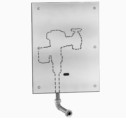 Sloan ROYAL 195 ES-S Royal Concealed Sensor Hardwired Urinal Flushometer