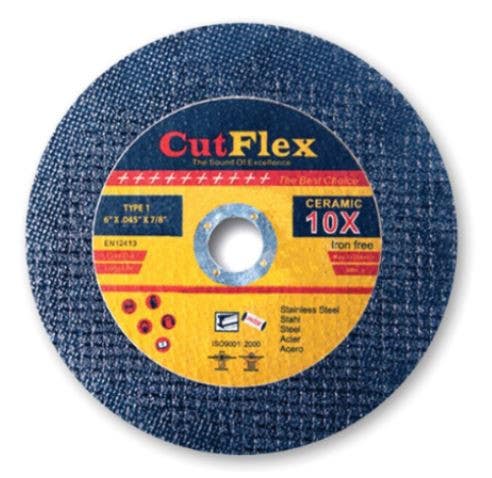 Gemtex Abrasives 64000 CutFlex Type 1 and Type 27 High Speed Cut-Off Wheel