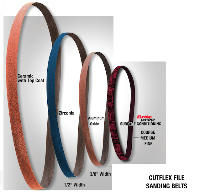 Gemtex Abrasives 3272 Ceramic Polyester Backing CutFlex Belt