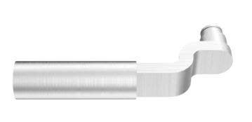 Accurate Lock & Hardware L Series Lever, For 1-3/4" Door