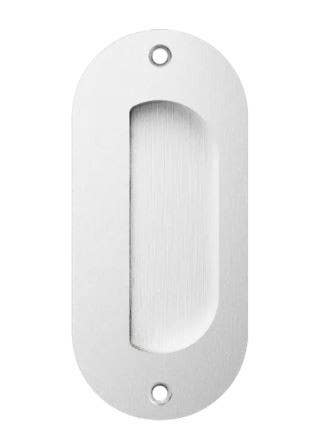 Accurate Lock & Hardware FE7002/5002 Obround Flush Pull, Exposed Fasteners