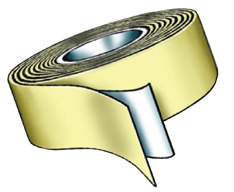 AccuformNMC 50F-2 1" Glo Brite Flexible Tape, 2" x 1200",  6 Rolls/Case