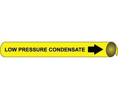 AccuformNMC 4068 Precoiled/Strap-On Pipemarker B/Y - Low Pressure Condensate