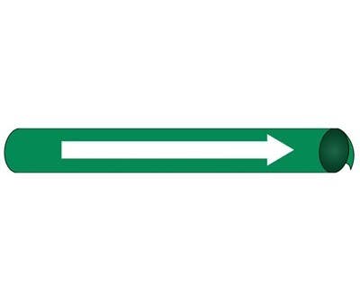 AccuformNMC 4116/4118 Precoiled/Strap-On Pipemarker - Direction Arrow