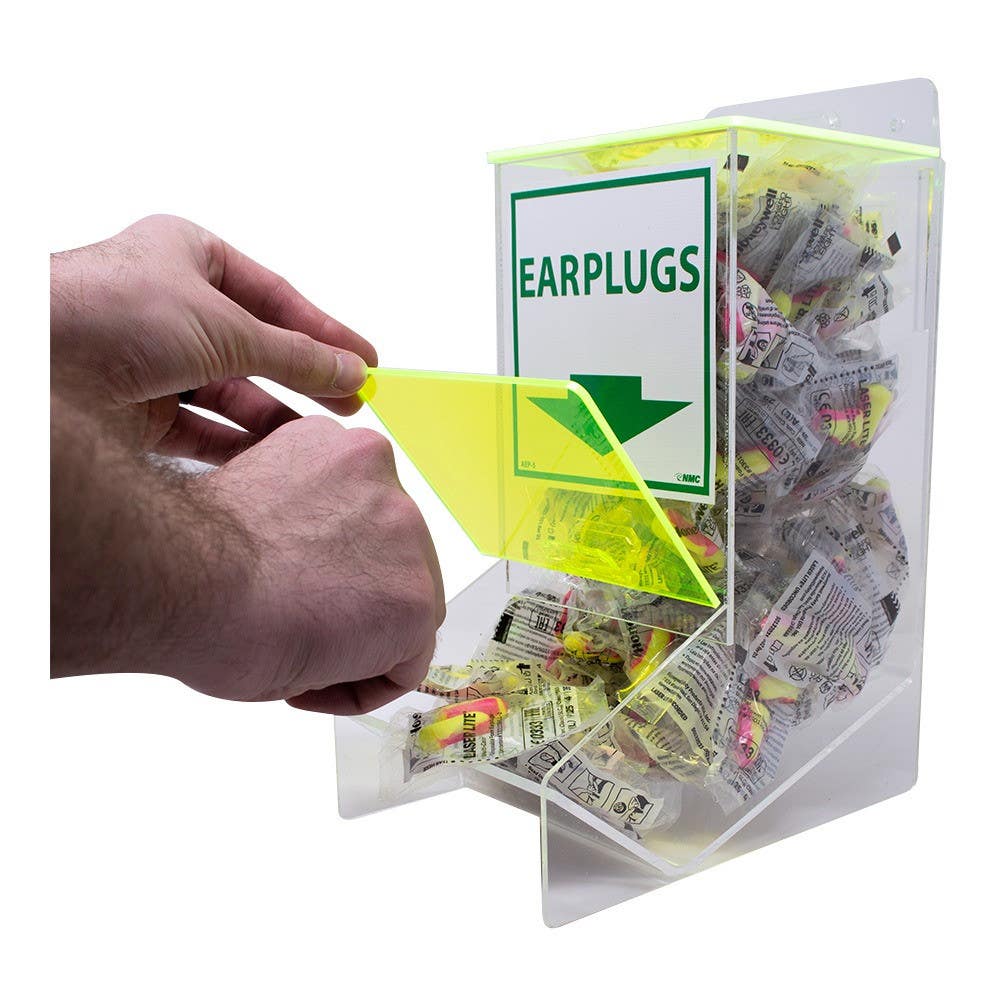 AccuformNMC ABM Acrylic Anything Dispenser w/ Cover, 11.25" x 6" x 9"