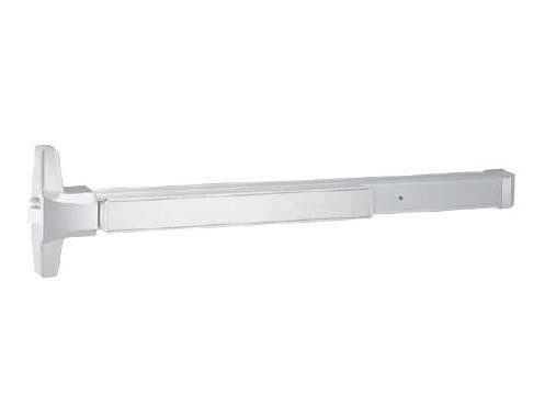 International Door Closers 8710 Series Narrow Design Rim Exit Device, Grooved Device Body