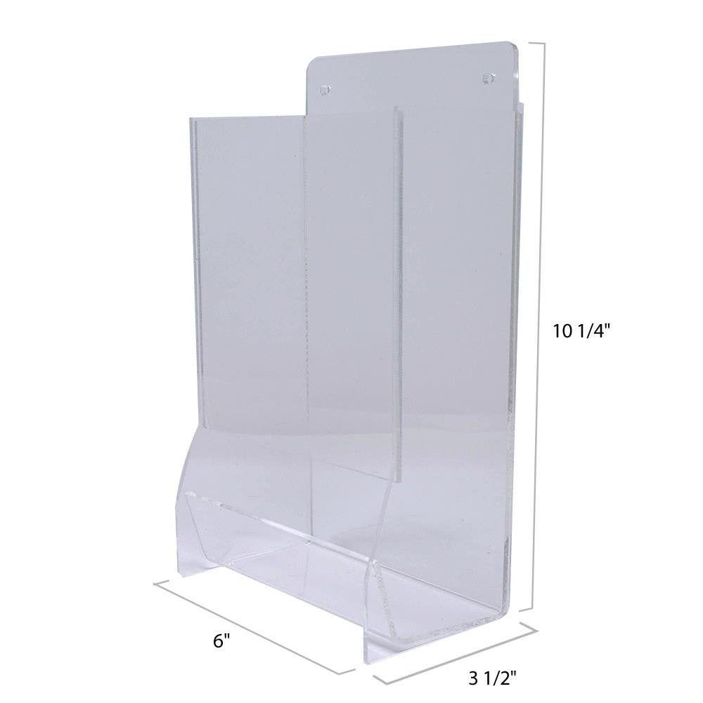AccuformNMC ADM Acrylic Misc Mini Multi-Use Dispenser, 9-1/8" x 5-5/16" x 2-7/8"