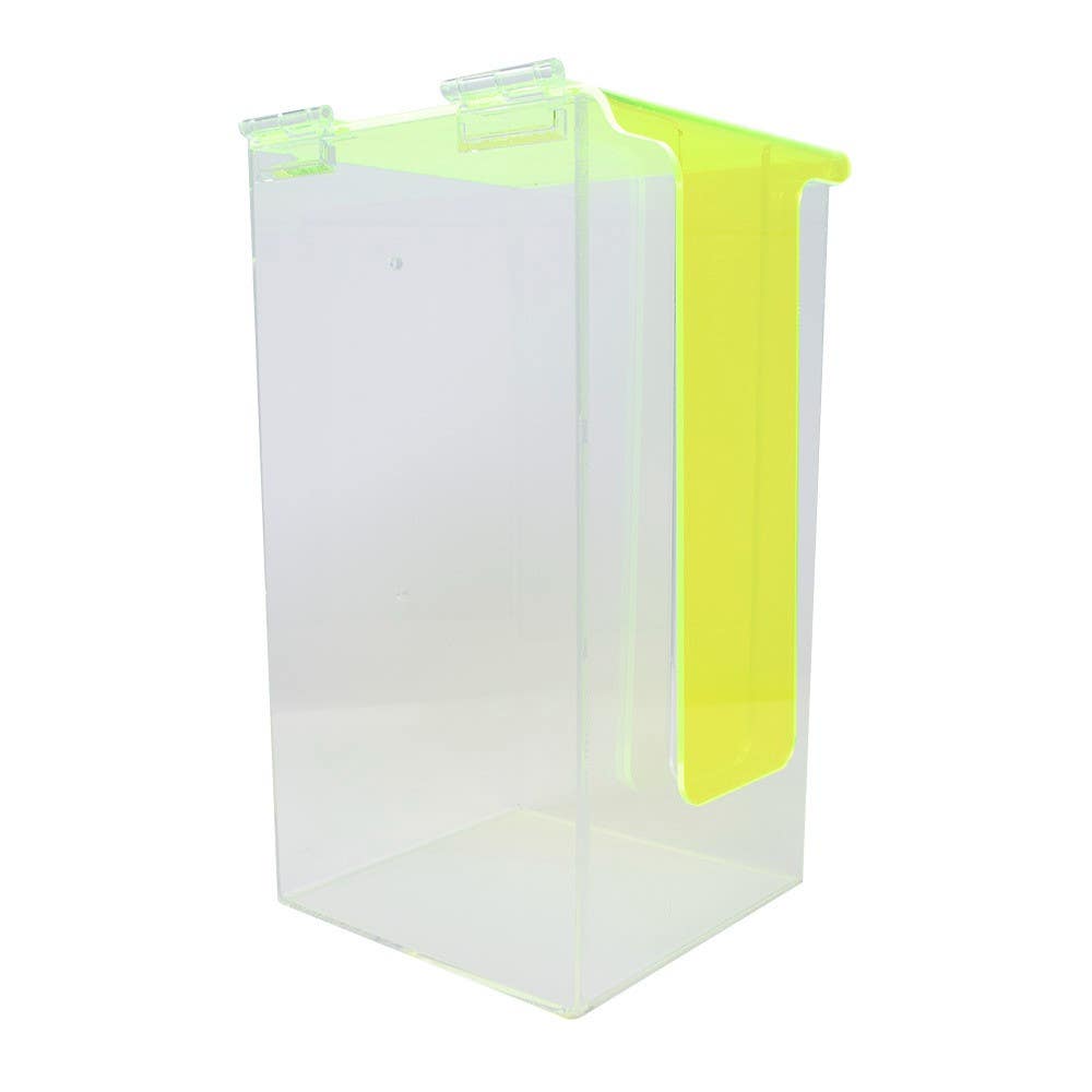 AccuformNMC ADM1 Acrylic Mini Multi-Use Dispenser w/ Cover, 12.5" x 6" x 6"