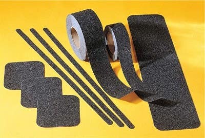 AccuformNMC AGHD Anti-Skid Cleats Heavy Duty Black Grit Tape - Case of 50 Rolls