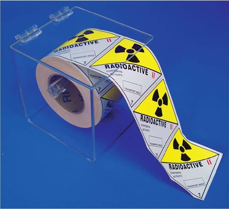 AccuformNMC ALD1 Acrylic Label Dispenser, 7" x 7" x 7"