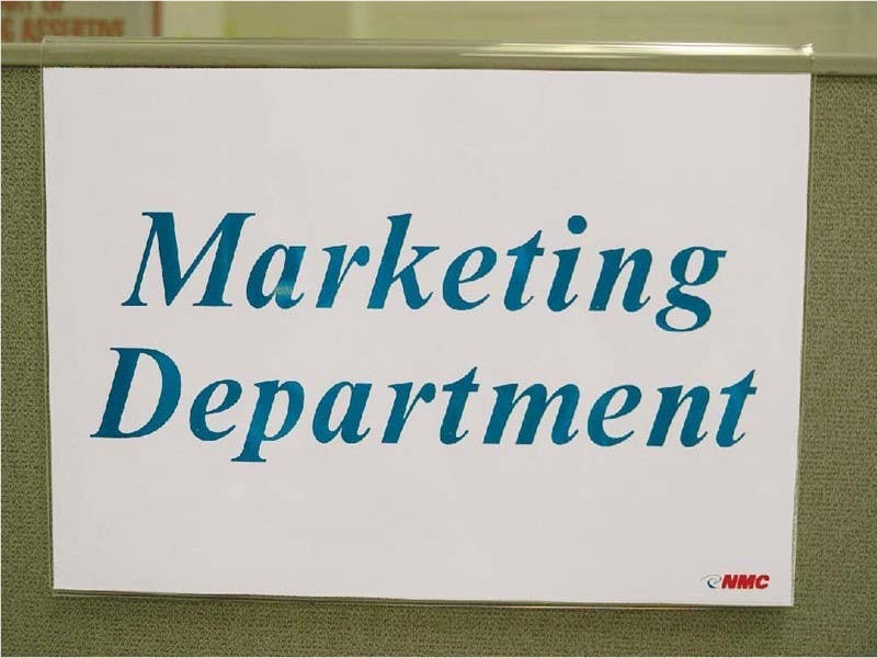 AccuformNMC APH2 Acrylic Large Partition Sign Holder, 10" x 7" x 2.5"