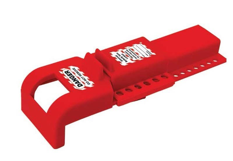 AccuformNMC BS04R Butterfly Valve Lockout, 3.75" x 4"