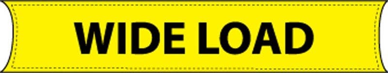 AccuformNMC BT1 Reinforced Nylon Wide Load Truck Banner, 96" x 18"
