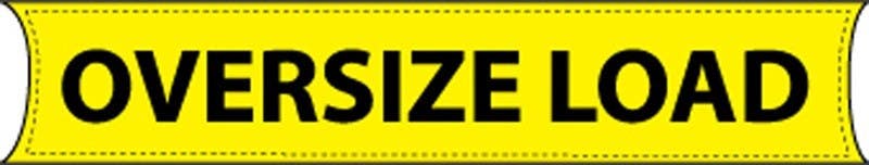 AccuformNMC BT2 Oversized Load Truck Banner 96" x 18"
