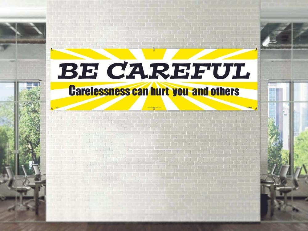 AccuformNMC BT Be Careful Banner