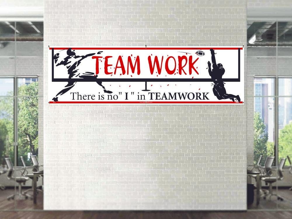 AccuformNMC BT Teamwork There Is No "I" In Teamwork Banner