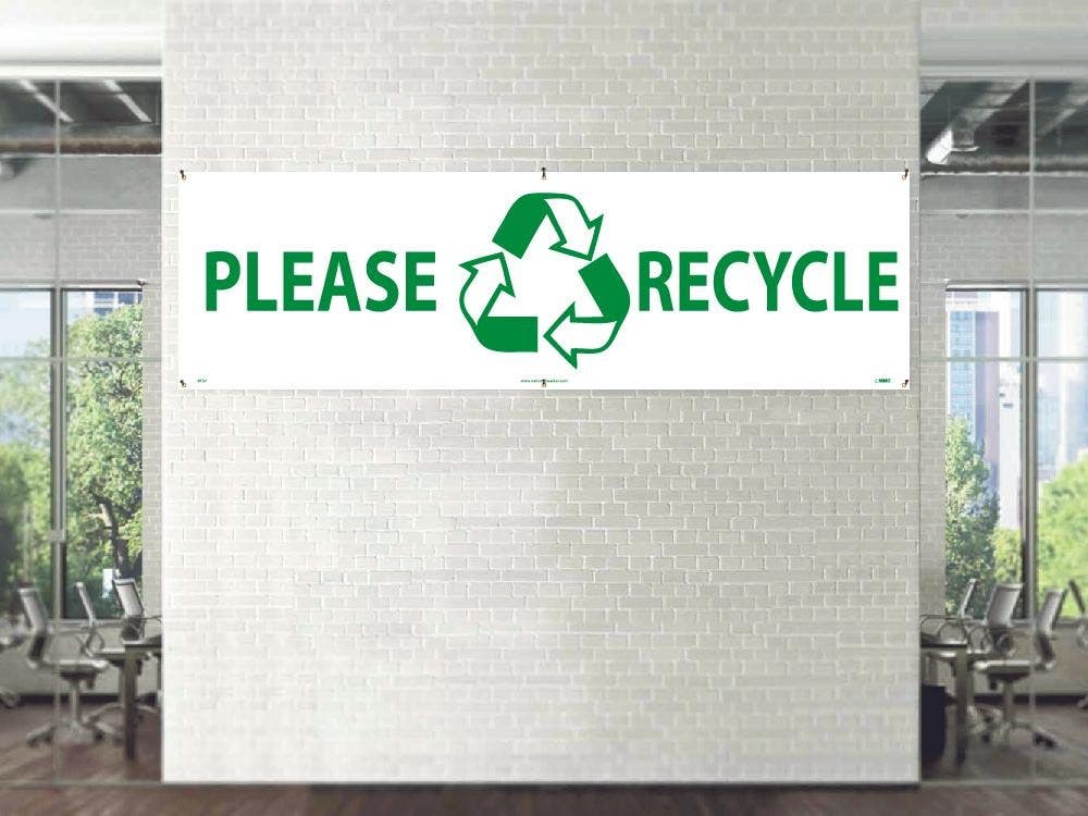 AccuformNMC BT Please Recycle Banner
