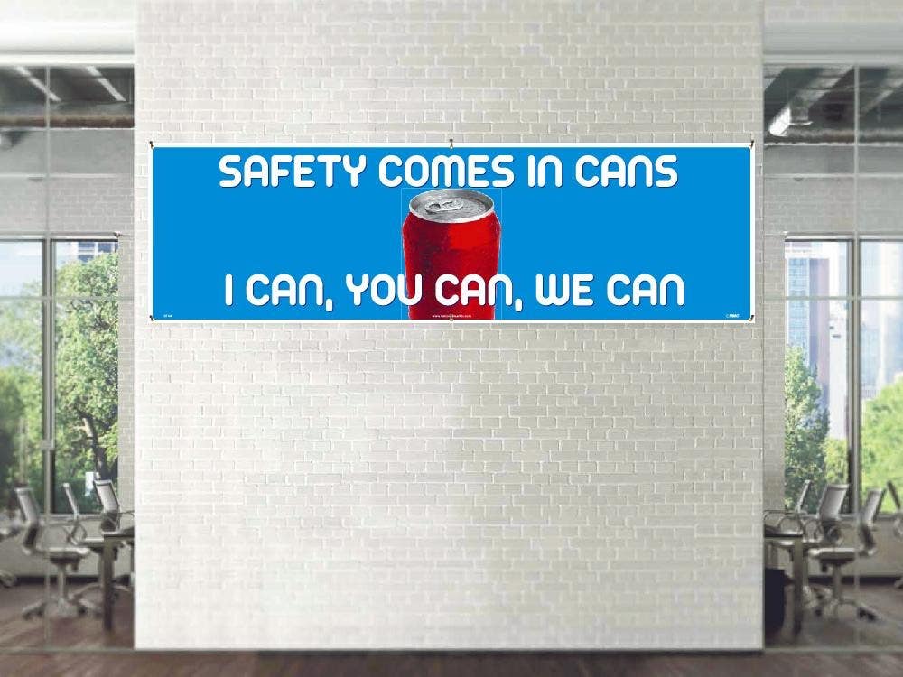 AccuformNMC BT Safety Comes In Cans. I Can, You Can, We Can Banner
