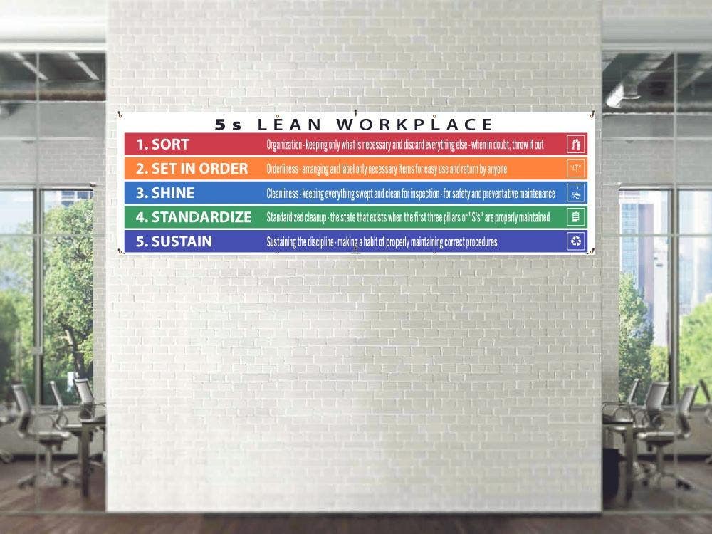 AccuformNMC BT 5s Lean Workplace Banner