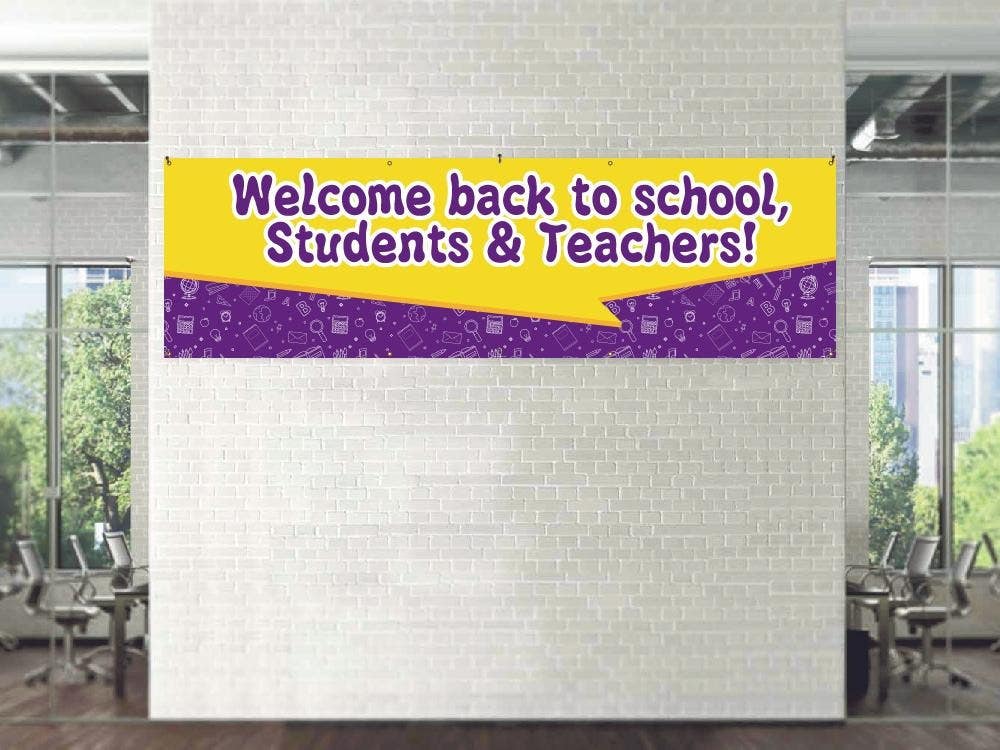 AccuformNMC BT Welcome Back To School Banner