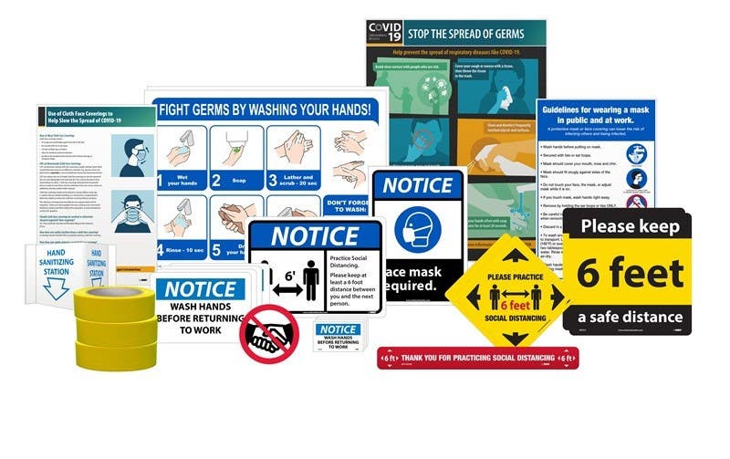 AccuformNMC BWK02 Back To Work Kit, Medium