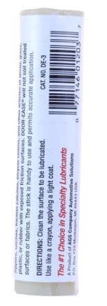 AGS DEK-3H Door Ease Stainless Lubricant, 1.6-oz. Stick