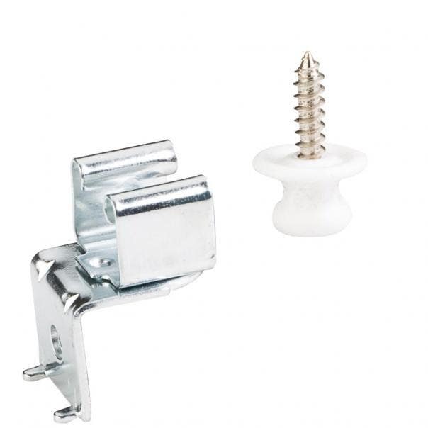 Hardware Resources 50600 Button Catch Reverse Clip L Mount w/ Zinc Receiver, 100 Pieces