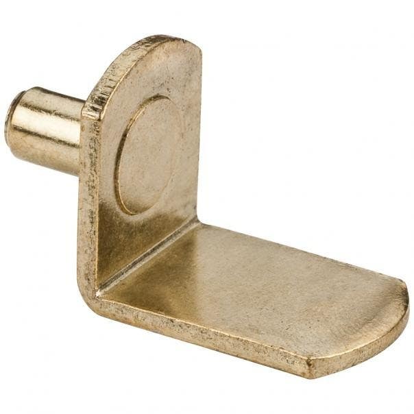 Hardware Resources 1706 Angled Shelf Support w/o Hole, Diameter-5 mm, Retail Pack (20 Pcs./Pack)