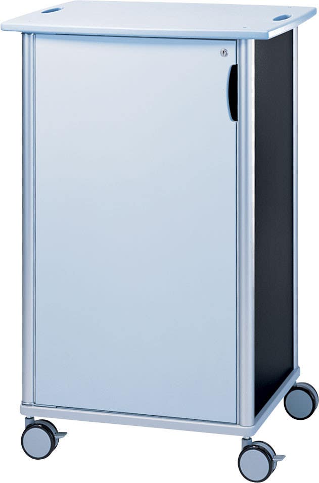 Peter Pepper 790 Wheelies AV/Media/Storage Cart W/ 2 adjustable shelve