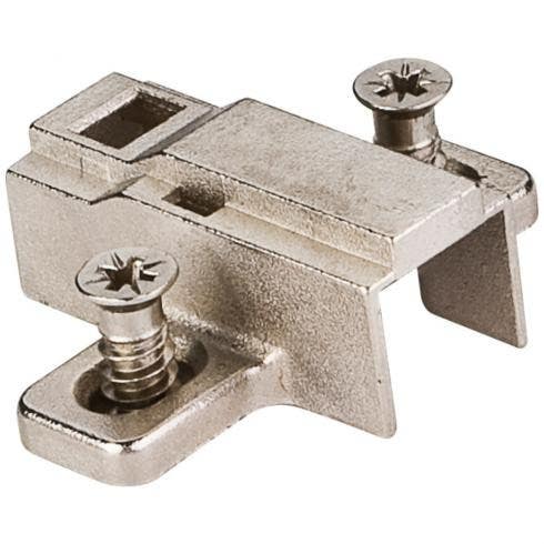 Hardware Resources 400.0P29.75 HR MAX Heavy Duty Zinc Die Cast Plate w/ Euro Screw, Non-Cam Adj.