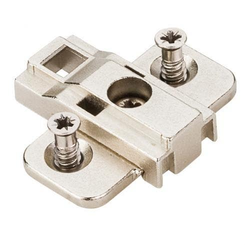 Hardware Resources 400.0P7 HR MAX Heavy Duty Zinc Die Cast Plate w/ Euro Screw, Cam Adj.