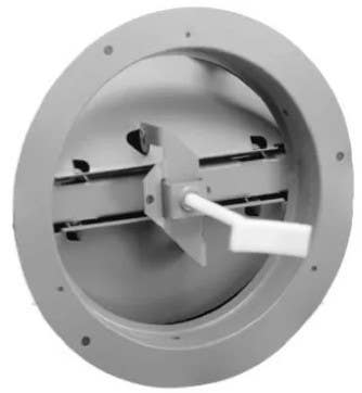 AmeriFlow 1800B8 Round Damper Ring, Steel (8 in)