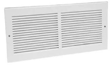 AmeriFlow 372W1 Return Air Grille, Steel, White