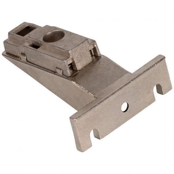 Hardware Resources 400.3554.75 HR MAX HD Non-Cam Adj Zinc Die Cast Plate For Cabinet Refacing